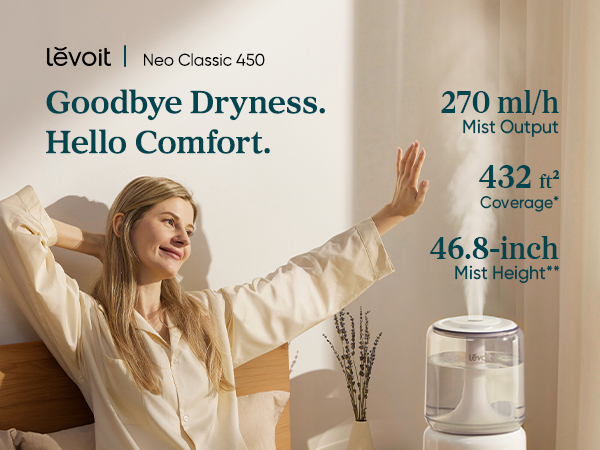 Specific Data of NC450 Humidifier