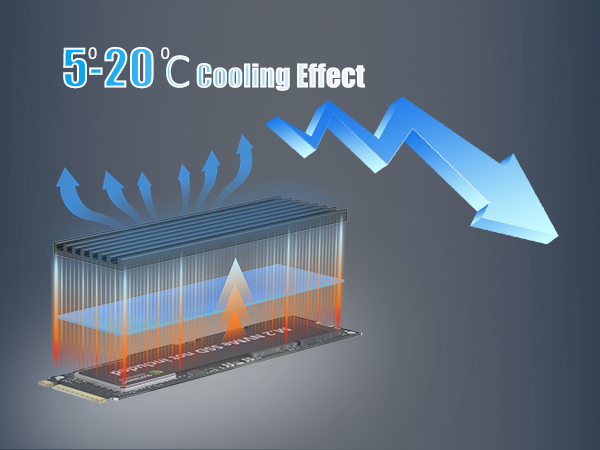 GLOTRENDS PA09-HS M.2 NVMe to PCIe 4.0 X4 Adapter with M.2 Heatsink