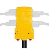 NEMA 14-50P Male Plug to 4 X 5-20R/15R