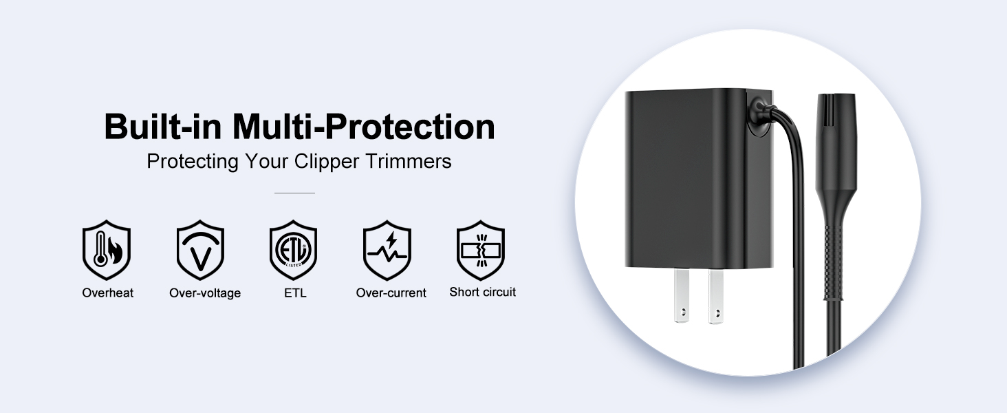 Built-in Multi-ProtectionProtecting Your Clipper Trimmers