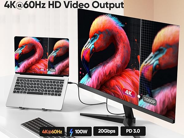 25 foot usb c cable male to male video capable