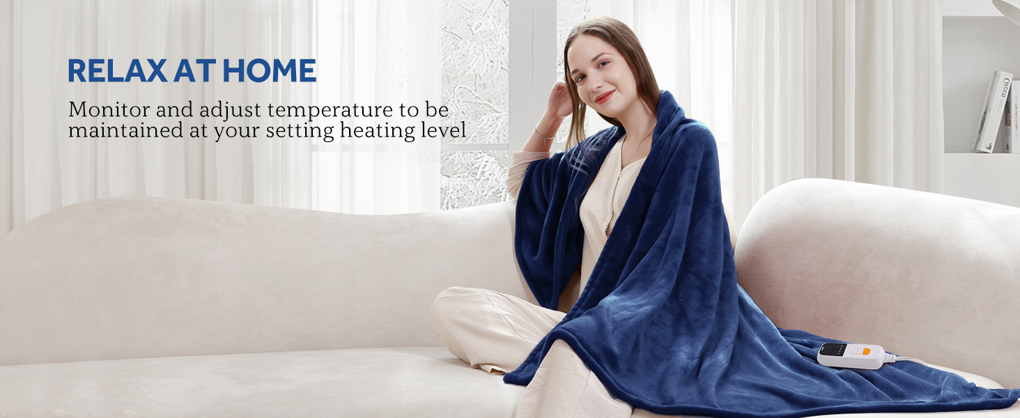 electric blanket throw
