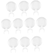 10pcs Penholder Magnifying Glass Embroidery Magnifying Glass Practical Clip Style Magnifier Clip ...