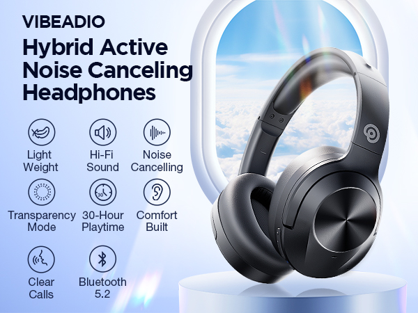 Hybrid Active Noise Canceling headphones