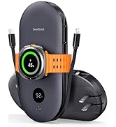 SwanScout Portable Charger for Samsung Watch 7, 10000mAh Power Bank with Built-in Cables and AC W...