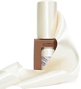 LaRibbons Ivory Satin Ribbon 4 Inch 10 Yards Double Faced Luxury White Cream Silk Ribbon for Gift...