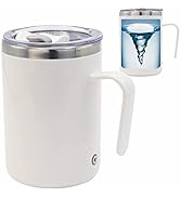 daasigwaa Rechargeable Self Stirring Mug - Magnetic Adsorption Charging | IPX7 | Electric Auto Mi...