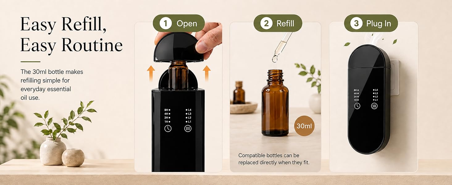 waterless diffuser plug in