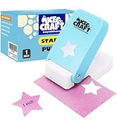 UCEC Star Hole Punch 1 Inch, Star Paper Punch, Star Punches for Paper Crafts with Adjustable Hand...