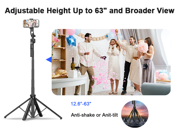 auto face tracking tripod 360 rotation with stand