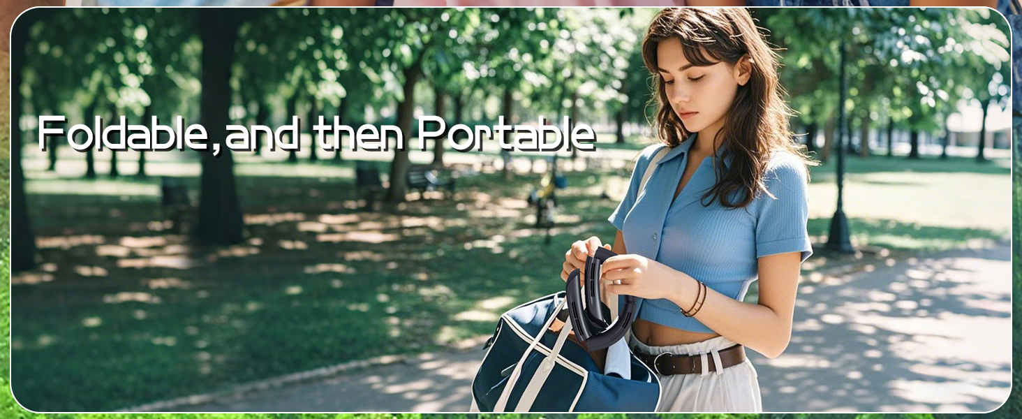 neck fan rechargable portable neck fan foldable neck fan personal fan neck fans that blow cold air