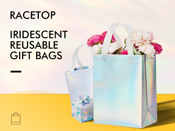 Iridescent Glossy Gift Bags