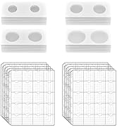200 Cardboard Coin Holder for Collectors with 10 Sheets Coin Pocket Pages, 200 Pockets Coins Coll...