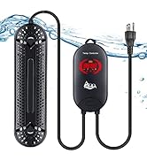 AQQA Submersible Aquarium Heater 500W/800W for 66-220 Gallon Fish Tank Heater with Over-Temperatu...