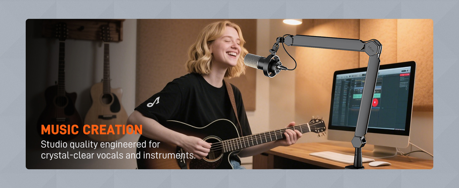 mic boom arm for vocal recording music
