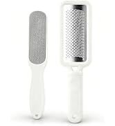 Fu Store 2 Pack Foot Files Callus Remover Foot Rasp Dual Sided Foot File | Stainless Steel Surfac...