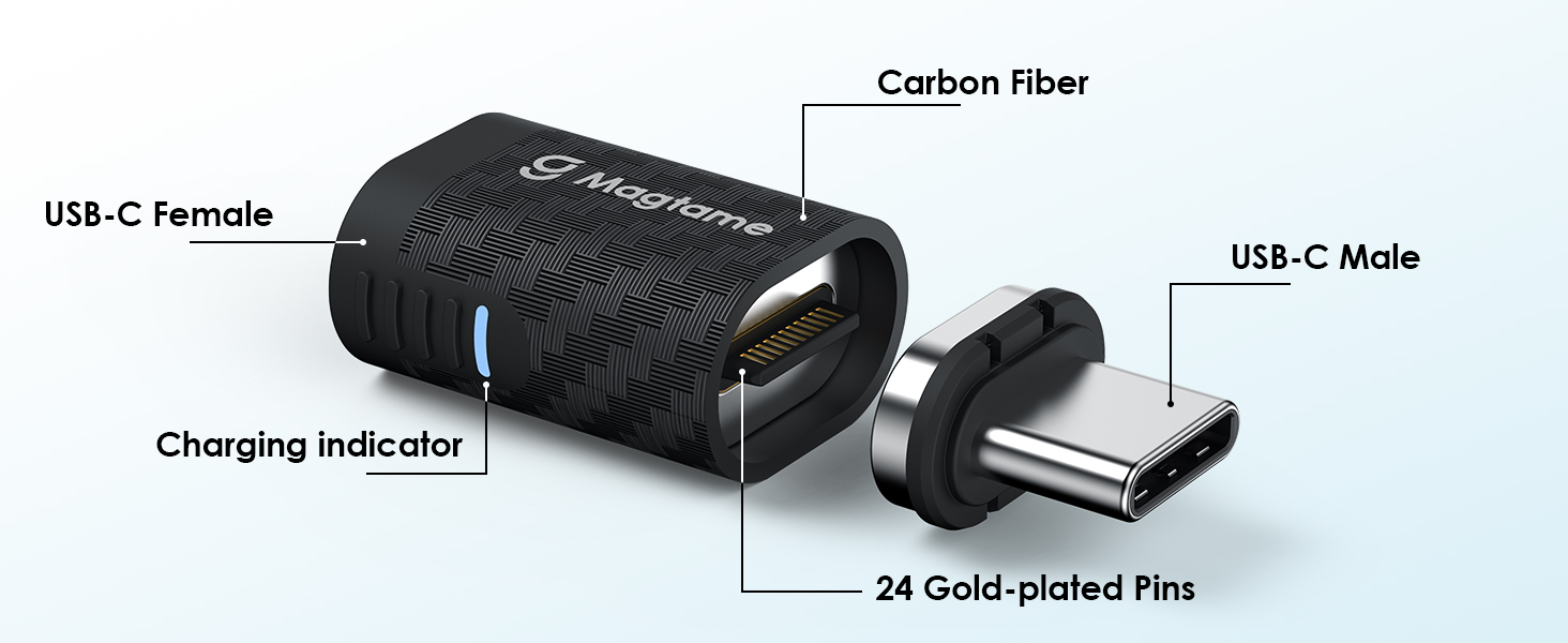 usb c to usb c magnetic usb c adapter