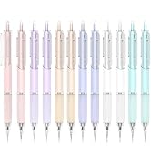 Xipan Gel Pens, 12 Pcs 0.7mm Quick Dry Black Ink Pen, Cute Ergonomics Fine Point Smooth Writing P...