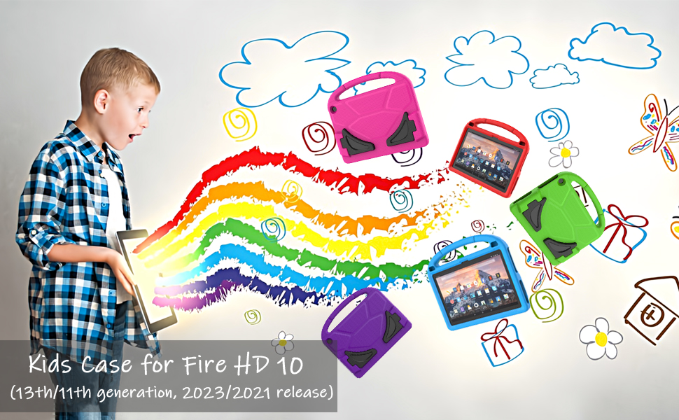fire hd 10 tablet case 2023