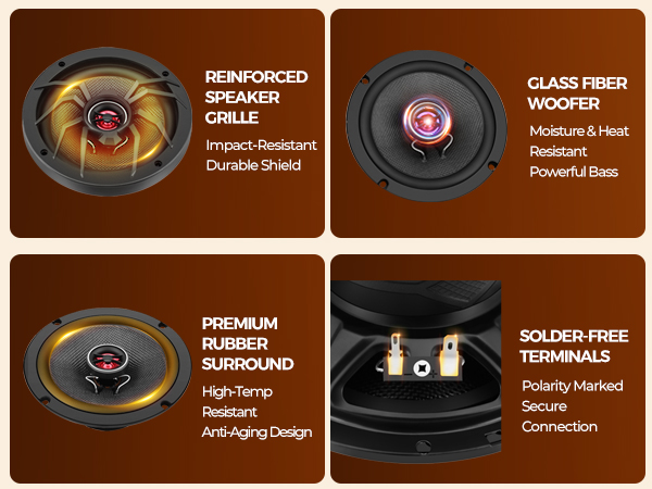 6.5 speakers, car speakers, 6.5 inch car speakers, 6.5 door speakers, 6.5 car speakers