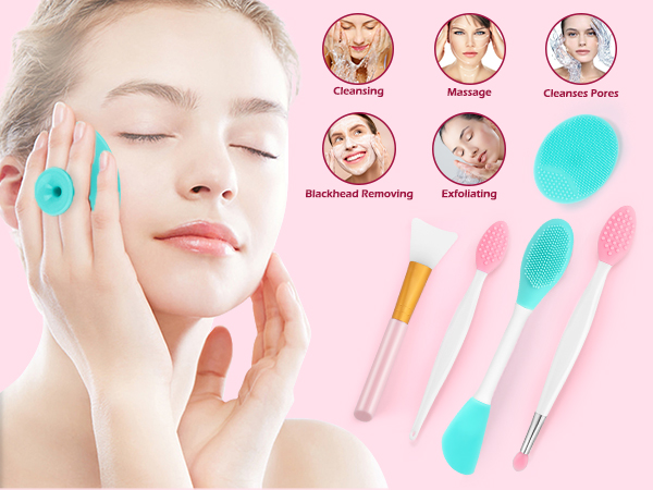 silicone face scrubber