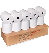 HUOJI 3 1/8 x 230 Thermal Paper Receipt Rolls, 10 rolls Credit Card Receipt Paper Fits Most Therm...