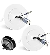 in Wall Cable Management Kit, Slim TV Wire Hider Kit for Wall Mounted TV, 2 Pcs Pass Through with...