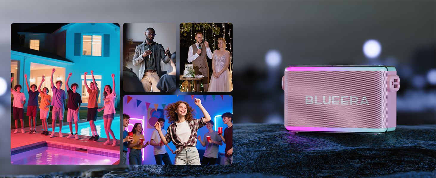 Portable Bluetooth Karaoke Speaker