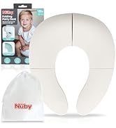 Nuby Folding Potty Seat and Bag - Toddler Travel Essential - Travel Toilet Seat for Toddlers 18+ ...