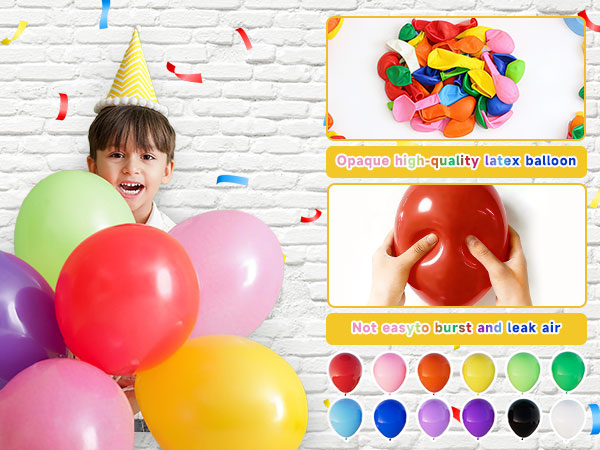  Assorted Colors Balloons 