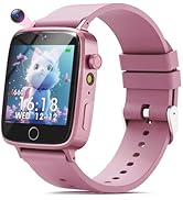 NBKLS Kids Watch for Girls 4 5 6 7 8 9 10 Years Old Gifts, Smart Watch for Kids with 26 Puzzle Ga...
