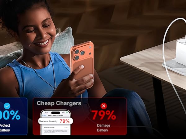 45w 40w iphone 17 16 15 air pro max charger fast charging 10ft long iphone charger cord