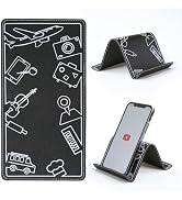 HZZADZXW Adjustable Angle Phone Stand Tablet Holder, Sturdy Universal for All Smartphones - Folda...