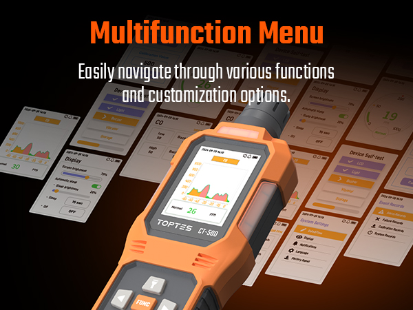 carbon monoxide detectors portable for travel camping battery powered meter alarm low level home