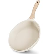 JEETEE 8 Inch Nonstick Frying Pan, Stone Coating Cookware, Nonstick Omelette Pan with Heat-Resist...