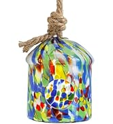 YU FENG Glass 5.4 * 6.3IN Bird Feeder for Hummingbirds - Exquisite Outdoor Garden Decor and Gift