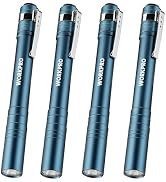 WORKPRO LED Pen Light, Aluminum Pen Flashlights, Pocket Flashlight with Clip for Inspection, Emer...