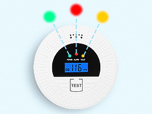 smoke detector battery powered