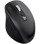 INFINMIND Wireless Bluetooth Mouse, Multi Device (BT1/BT2 + 2.4G USB) Mouse for Laptop, iPad &amp; Ma...