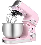 Kitchen in the box Stand Mixer,3.2Qt Small Electric Food Mixer,6 Speeds Portable Lightweight Kitc...
