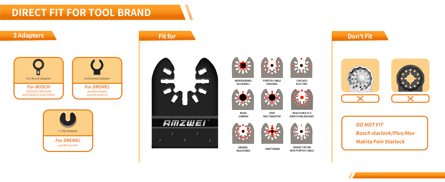 oscillating tool scraper blades