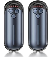 Rechargeable Hand Warmers 2 Pack, 6000mAh Electric Hand Warmer Rechargeable, 2 in 1 Portable Hand...