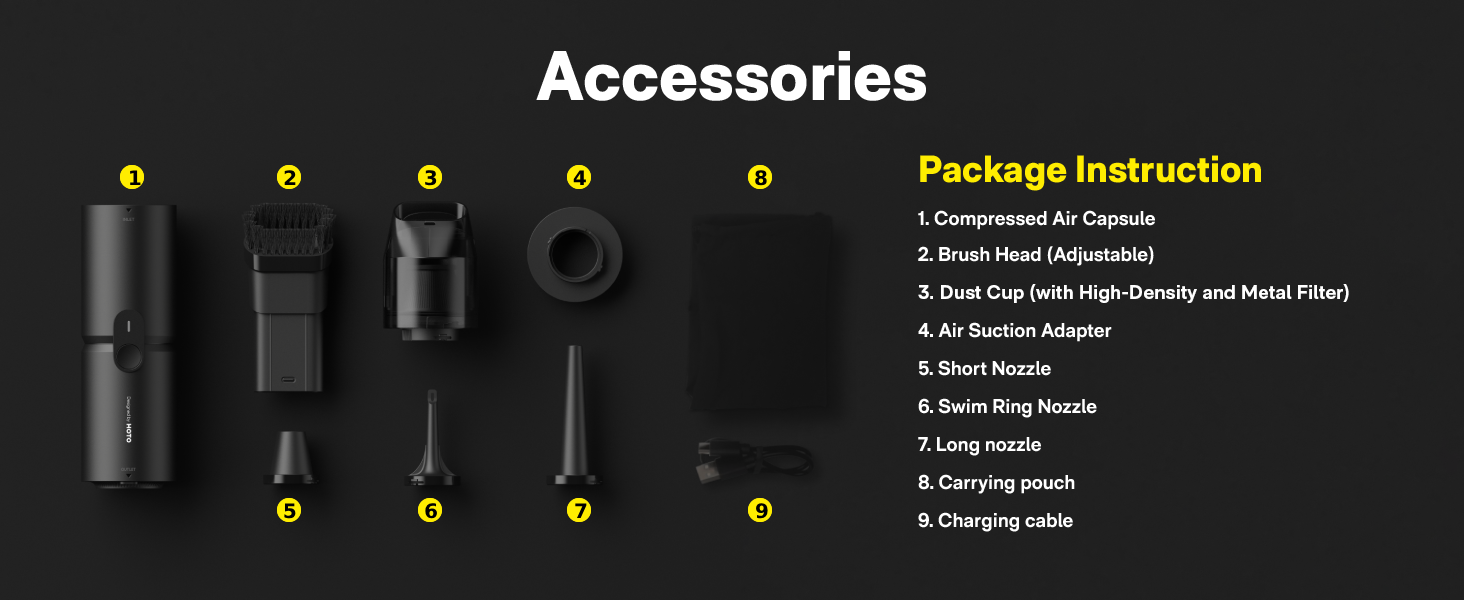 hoto handle vacuum package instruction