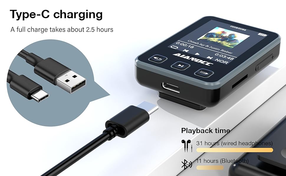 Mp3 Player with Bluetooth