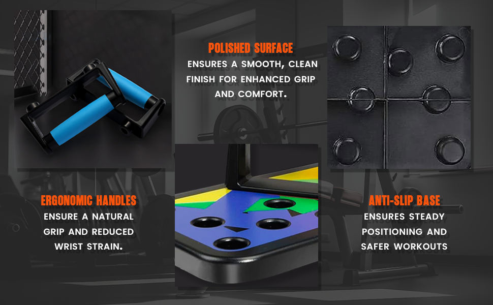 push up board with resistance bands