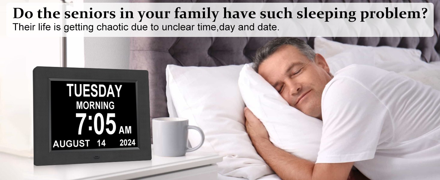  Digital Calendar Day Clocks for Seniors