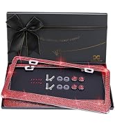 XCLPF Bling License Plate Frame for Women, 2PCS Rhinestone License Plate Frames| Over 1200 pcs14 ...