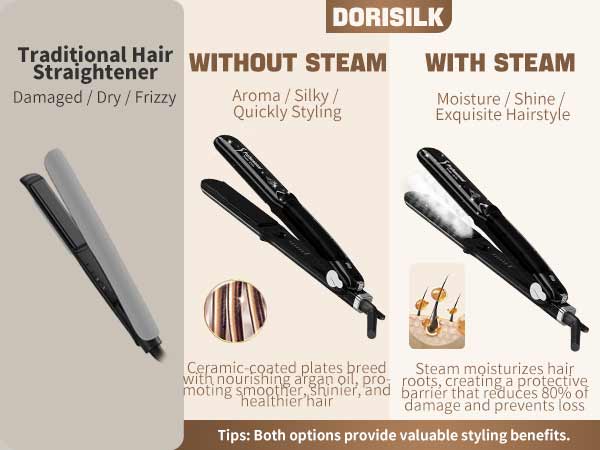 S088 Steam Hair Straightener Iron