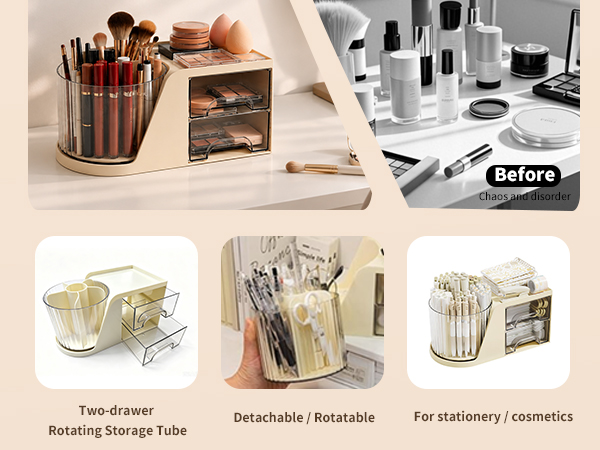 Makeup Brush Holder Organizer