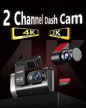 2 channel dash cam
